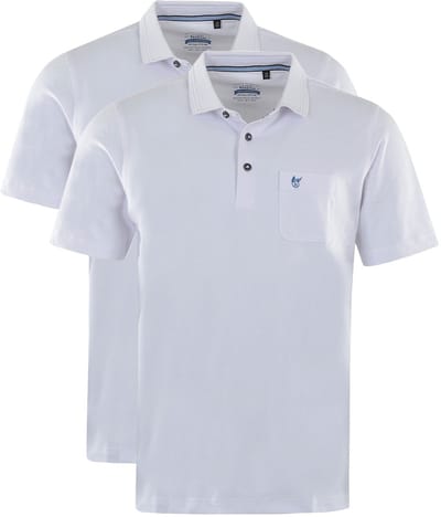 Hajo Heren poloshirt 2 pack Pique