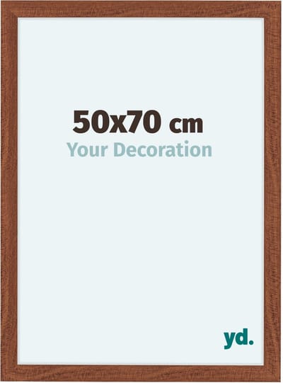 Your Decoration - Fotolijst 50x70 cm - MDF - Walnoot - Como