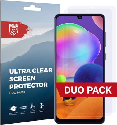 Rosso Ultra Clear Screenprotector Duo Pack Geschikt voor Samsung Galaxy A31 / A32 4G