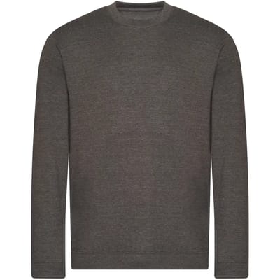 Just Hoods - Organic Sweater - Charcoal (Heather) maat XS
