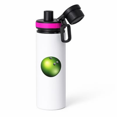 Hacebo® - Bowlingbal waterfles met draaidop roze - Bowlen - Bowlers - sport - bal - cadeau - water fles - 850ML