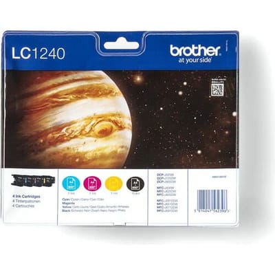 Brother Inktcartridge LC-1240VALBP 4-kleuren Multipack