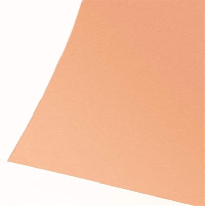 Koperen Plaat - Metaalfolie Cu - Elektrische Reparaties - Hoge Zuiverheid - 0.1x100x100mm - Koperkleurig