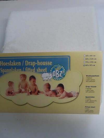 ABZ - Aankleedkussenhoes - Creme - 68x83