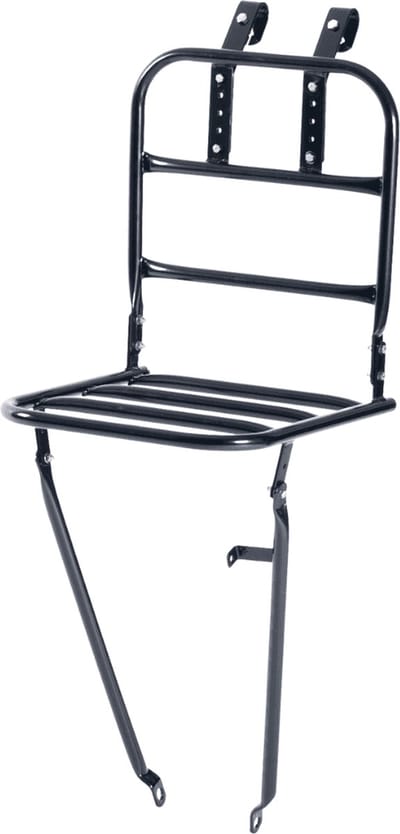 Steco Voordrager - Transportrek - Zwart - 30x30 cm - Max. 15 kg - Voor 26-28 inch fietsen