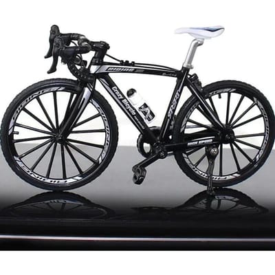 1:10 Mini Legering Mountainbike Model Diecast Metaal Vinger Racefiets Gevouwen Fietsornamenten Verzameling Speelgoed voor Kinderen Cadeaus