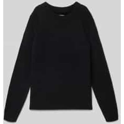 Gebreide pullover met ribboorden
