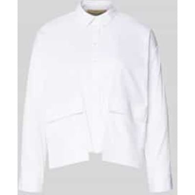 regular fit blouse met klepzakken