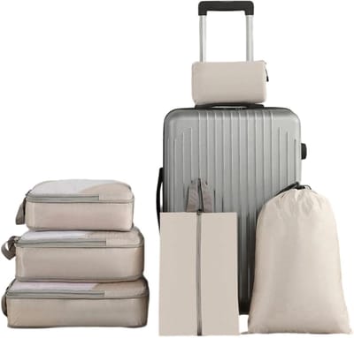 Compressie pakzakken - Reis organizers - Bagage organiseren - 6-delige set - 43 cm - Enkele kenmerken
