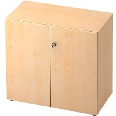 TOPAS LINE archiefkast, 2 dossierhoogtes, afsluitbare deuren, ahorn decor/mapeldoorn decor