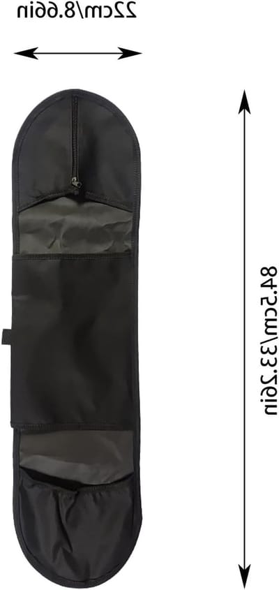 Skateboard Tas Set van 2 Stuks, Draagbare Longboard Bescherming, Ideaal voor Reizen en Buitenactiviteiten