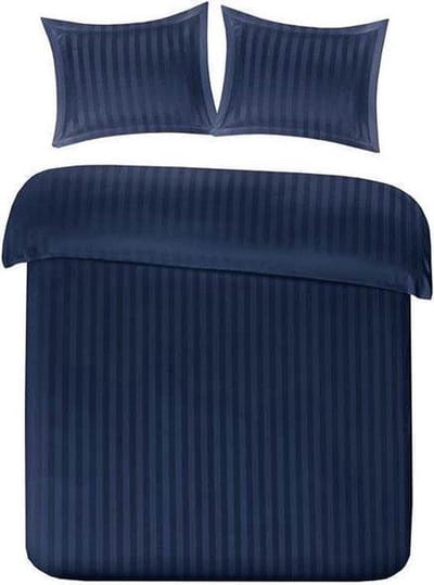 Papillon Dekbedovertrek Hotellinnen Navy - 240x200/220 cm - Katoen Satijn