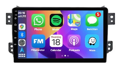Autoradio 2/32GB met Carplay en Android auto | Geschikt voor Opel Agila en Suzuki Splash Ritz 2008-2014| Radio scherm met Navigatie | 2008 2009 2010 2011 2012 2013 2014