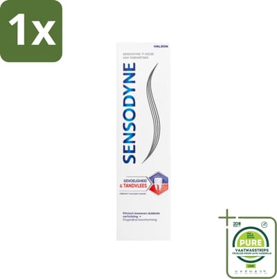 1 x Sensodyne - Tandpasta - Gevoeligheid & Tandvlees - Tandvleesverzorging - 75 ml - Tandgevoeligheid - Tandvleesproblemen - Tandpasta - Gevoelige Tanden - Tandplak