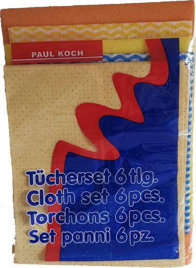 Paul Koch schoonmaakdoeken 6 delig