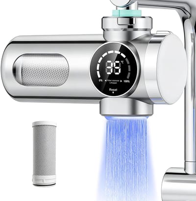 OmGoods - Dailygoody - Waterfilter met LED Indicator - Filter voor Kraanwater - Verwijdert Chloor en Zware Metalen - Verbeterde Waterkwaliteit - Drinkwaterfilte..