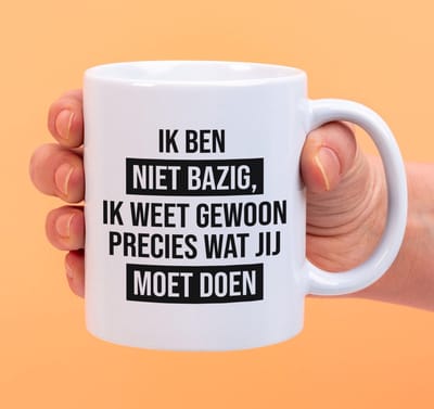 Mok Ik Ben Niet Bazig van Ditverzinjeniet.nl
