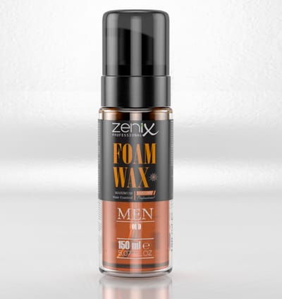 Zenix Foam Wax OUD 150 ml | Styling schuim voor mannen | haarproduct met sterke grip | stylingproduct voor structuur, volume en glans | schuimwax | haarmousse heren | mannelijke geur
