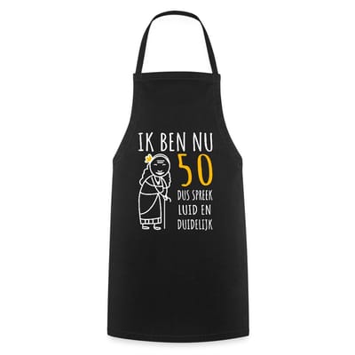 50e Verjaardag Vrouw Cadeau | Ik Ben Nu 50 Keukenschort
