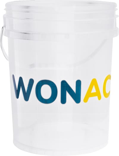 Wonact Emmer - Muizenval emmer - Transparant - 20L - 30 cm - Voor bij Flip deksel muizenval - Met Hengsel - Exclusief Deksel muizenval