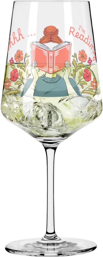Ritzenhoff Cocktailglas - I'm Reading Design - 544 ml - Kristalglas - Voor Gin-Tonic, Aperol Spritz, Wijn en Meer - Geschikt voor de Vaatwasser