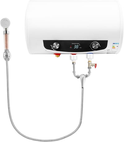 Elektrische Boiler 70L - Horizontale Warmwaterboiler Keuken - Verstelbare Temperatuur 25-75°C - 2000W