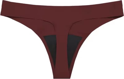 Vrouwen Menstruatie String Maat XL Elastisch 4 Laags Ondergoed Ademend Katoen Regular Taille Slipje Bamboevezel Lingerie Onderbroek Lekvrij Maandelijks Heavy Flow Snelle Absorptie Periode Maandverband Tampon