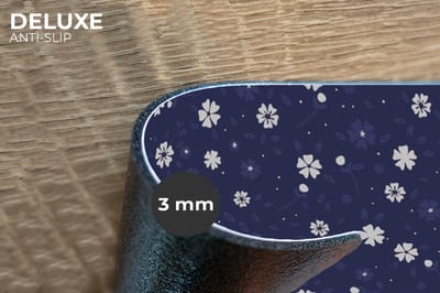 Placemats - 6 stuks - 45x30 cm - Placemat kunststof - Sakura - Bloemen - Japans - Patronen - Borden onderleggers - Decoratie voor op tafel - Keuken tafeldecoratie accessoires - Vinyl onderlegger - Tafelversiering