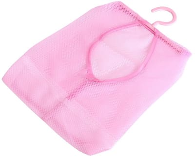 Dailygoods- Opbergnet Ruimtebesparend - Hangende Organizer - Lichtgewicht - Duurzaam - Geschikt voor Cosmetica - Afmetingen 30 x 26 cm - Opbergzak