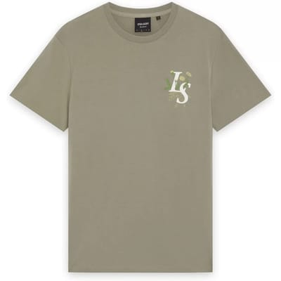 T-shirt Lyle & Scott Dandelion Script Graphic