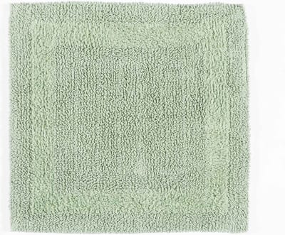 Homescapes douchemat saliegroen 50x50 cm gemaakt van 100% katoen