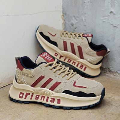 Trendy vintage herenschoenen, nieuwe stijl, streetwear, modieus, stoer, sportief, PVC-materiaal, winterseizoen 42 gray