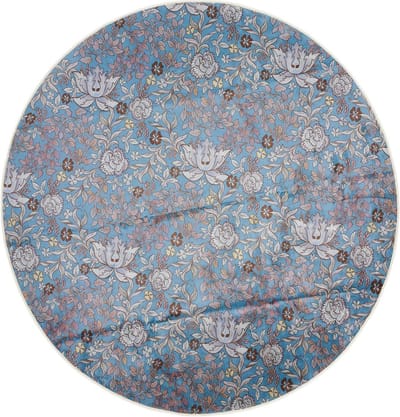 ESSENZA Ophelia Vloerkleed Midnight swim - Ø 180 cm