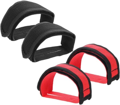 Fiets Pedaalriemen - Fietstrainer Accessoires - Sport Fitness - Verstelbare Banden - 4 Stuks - Multicolor