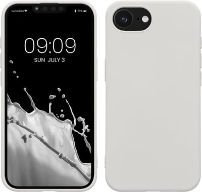 kwmobile telefoonhoesje geschikt voor Apple iPhone 17e / iPhone 16e - Hoesje voor smartphone - Back cover in mat wit