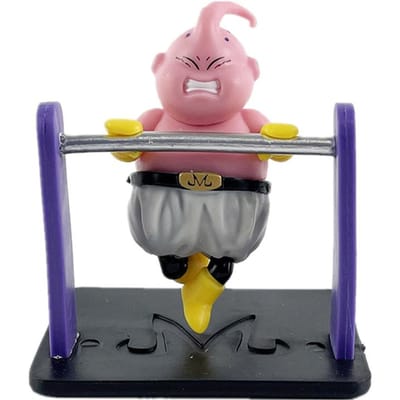 Dragon Ball Fitness Musculation Dragon Ball Majin Buu Modèle Mignon Collection Jouet Figurine d'Action Personnage Anime Ornements