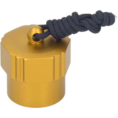 Bouchon anti-poussière Din pour plongée en apnée en alliage d'aluminium avec filetage universel, couvercle de protection anti-poussière pour premier étage de détendeur de plongée sous-marine or