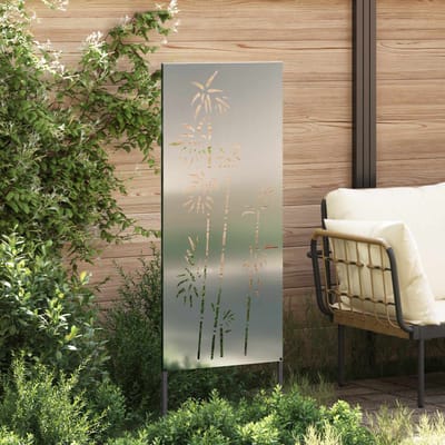vidaXL - Tuin - Privacy - Scherm - Zilver - 50 - x - 140 - cm - Gegalvaniseerd - staal