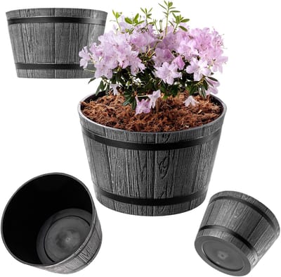 Kadax Bloempot 30cm Rond Kunststof - Stijlvol & Duurzaam