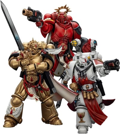 Warhammer 40k 1/18 Actiefiguur Set van 3 Bloedengelen Kapiteins Verzamelfiguur
