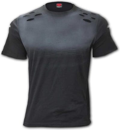 Spiral Heren Tshirt -XL- URBAN FASHION Zwart/Grijs