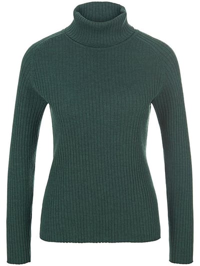 Coltrui 100% scheerwol lange mouwen Van Peter Hahn groen