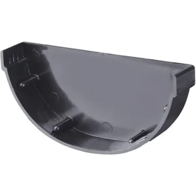 Martens Mastgooteindstuk - Pvc - Antraciet - 100mm