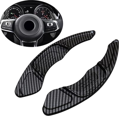 Stuurwiel Schakel Paddle Extensie voor VW Golf 7, Polo GTI, R-Line en Scirocco - Carbon Fiber Accessoires voor Verbeterde Grip en Stijl