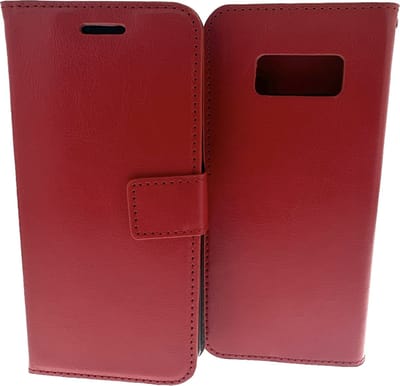 Portemonnee Book Case Hoesje Geschikt voor: Samsung Galaxy S8 - Rood