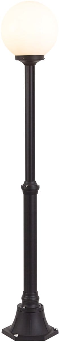 QAZQA champs - Klassieke Lantaarn - 1 lichts - H 143 cm - Zwart - Buitenverlichting