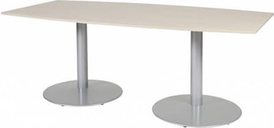 Vergadertafel - Linesto 200x100 tonv. Eiken - alu frame