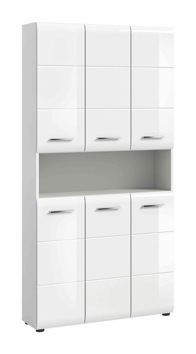 IJskast wit hoogglans MDF TZ wit NB - 30x90x185cm