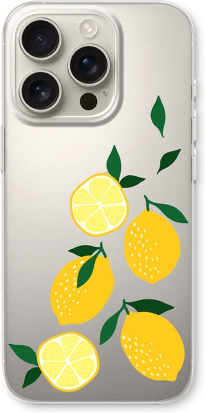 Case Company® - Hoesje geschikt voor iPhone 16 Pro hoesje - You're my lemon - Soft Cover Telefoonhoesje - Bescherming aan alle Kanten en Schermrand