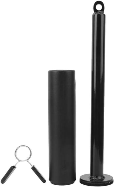 Steel Weight Plate Load Pin with Pole Cover and Clip for Arms Wrist and Forearms Training Accessories - DIY Fitness Equipment .